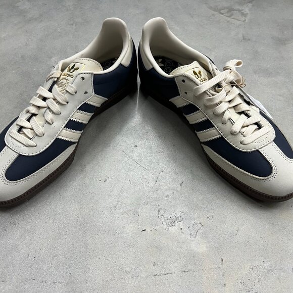 Adidas Wmn's Samba OG Night Indigo Cream White IG1968 - New - Picture 5 of 8